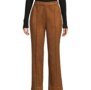 Elie Tahari Elegant Brown Sherwood Camel Women's Pants